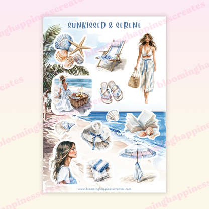 Sunkissed & Serene | Sticker Sheet