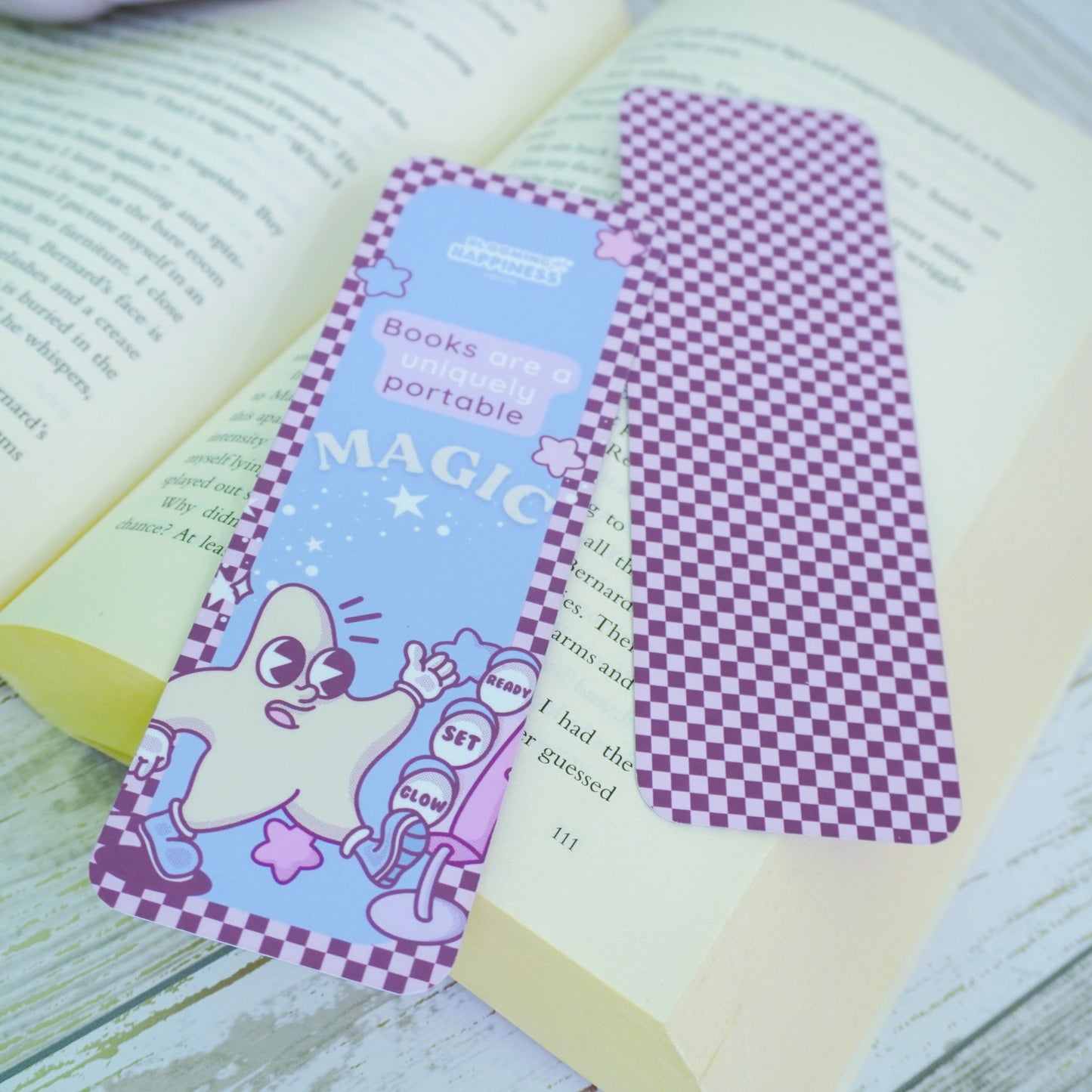 Glowing Star | Double-Sided Matte Bookmark