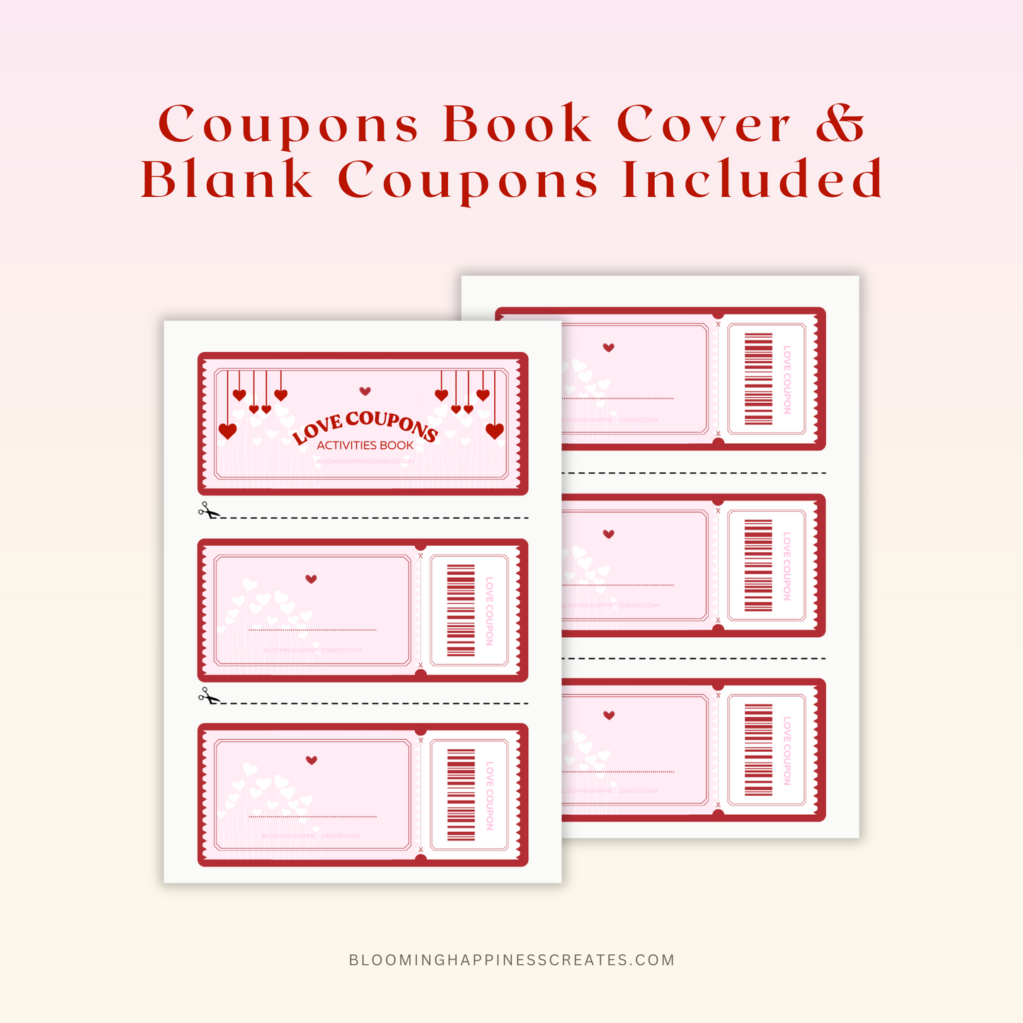 Customizable Love Coupon Book, Love Editable Coupon Template, Printable Love Coupons, Coupon Book Template, Love Coupons, Couple Coupons
