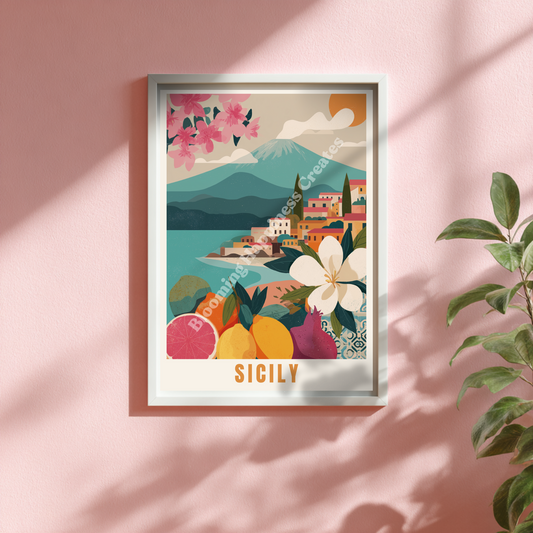 Printable A3 Poster | Sicily