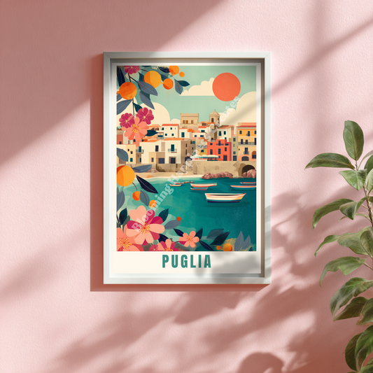 Printable A3 Poster | Puglia, Italy