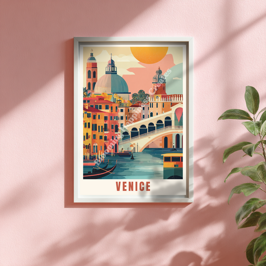 Printable A3 Poster | Venice